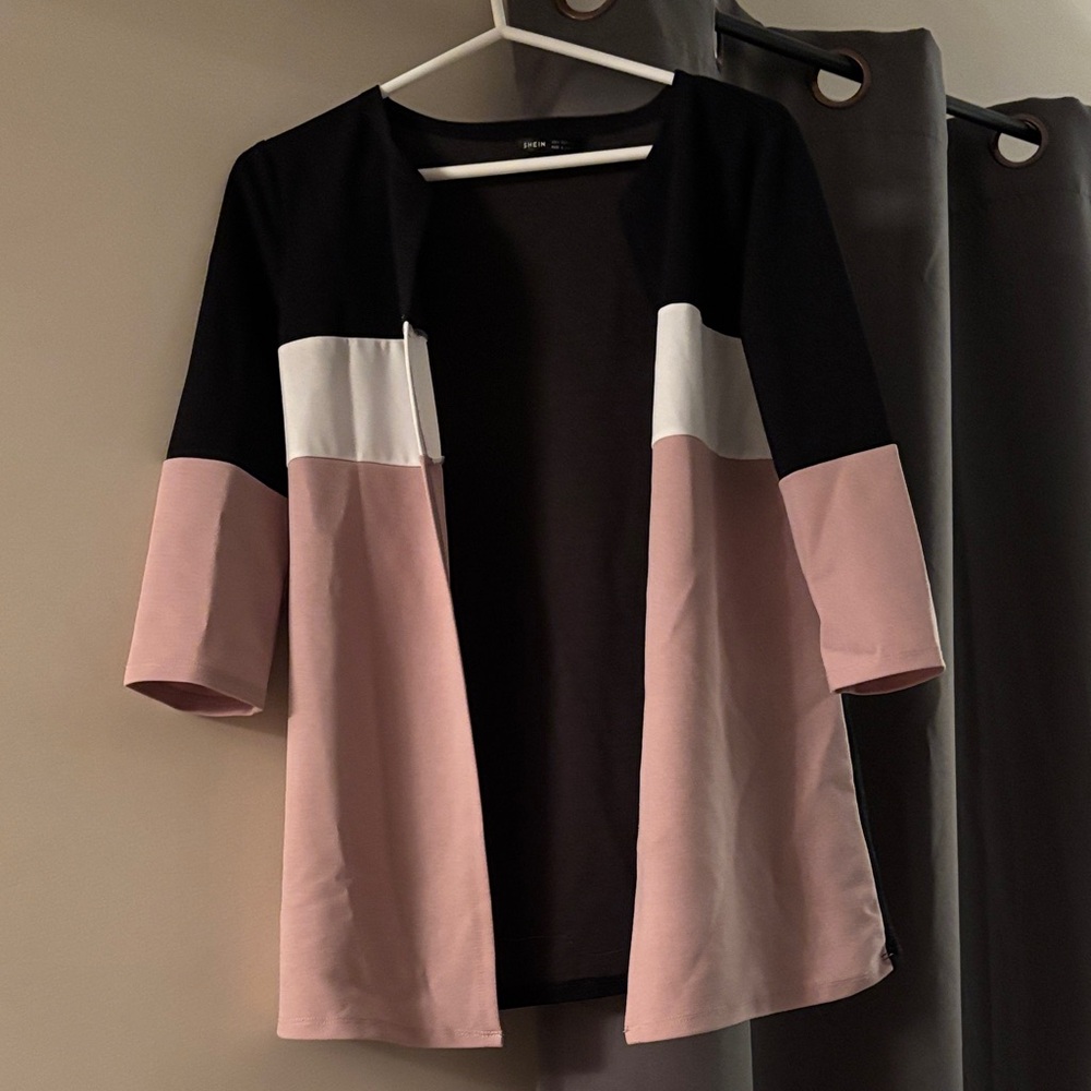 2/$25 Colorblock Open Front Cardigan/Blazer